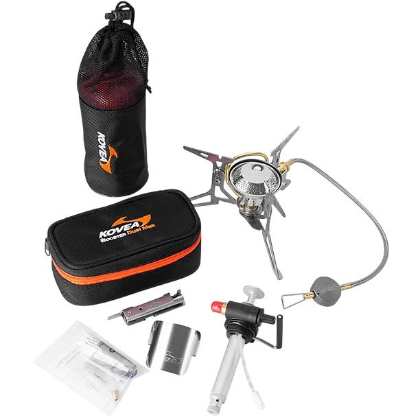 Мультипаливний пальник KOVEA Booster DUAL MAX KB-N0810 (8806372095123) Кількість конфорок 1