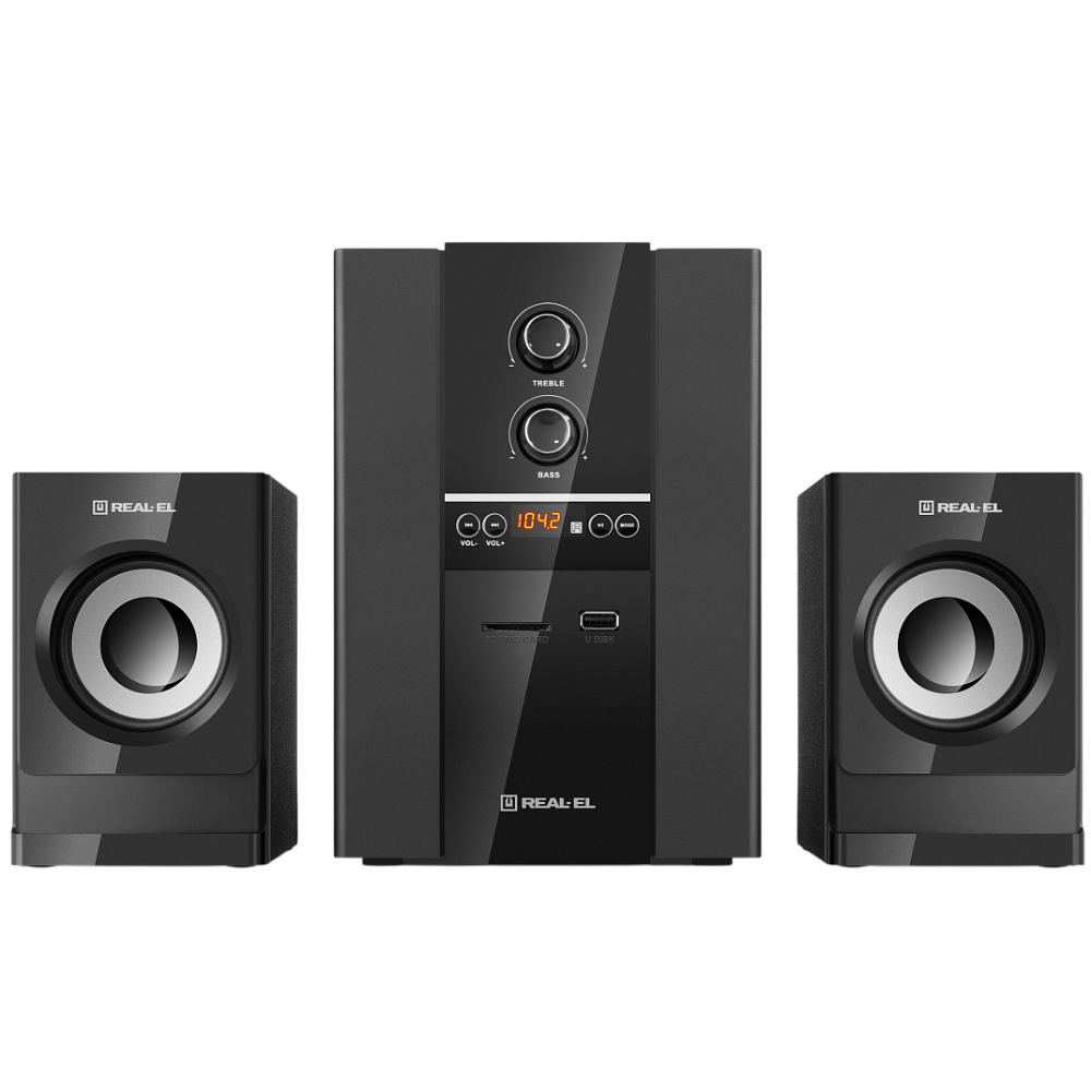 Акустична система REAL EL M-355 Black Тип поличкові АС
