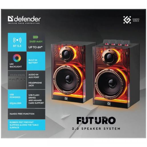 В Україні Акустична система DEFENDER Futuro Black (65087)