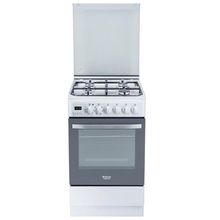 Плита комбінована HOTPOINT ARISTON H5G56F (X) UA silver