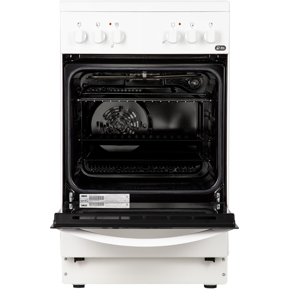 Плита електрична ZANUSSI ZCV9550G1W Кількість електроконфорок 4