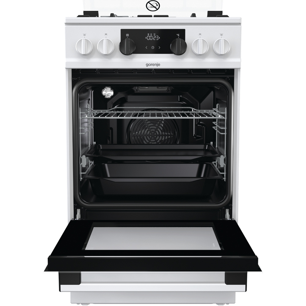 Плита комбінована GORENJE K 5351 WF(FM514D-FPA4B) Покриття варильної поверхні емаль