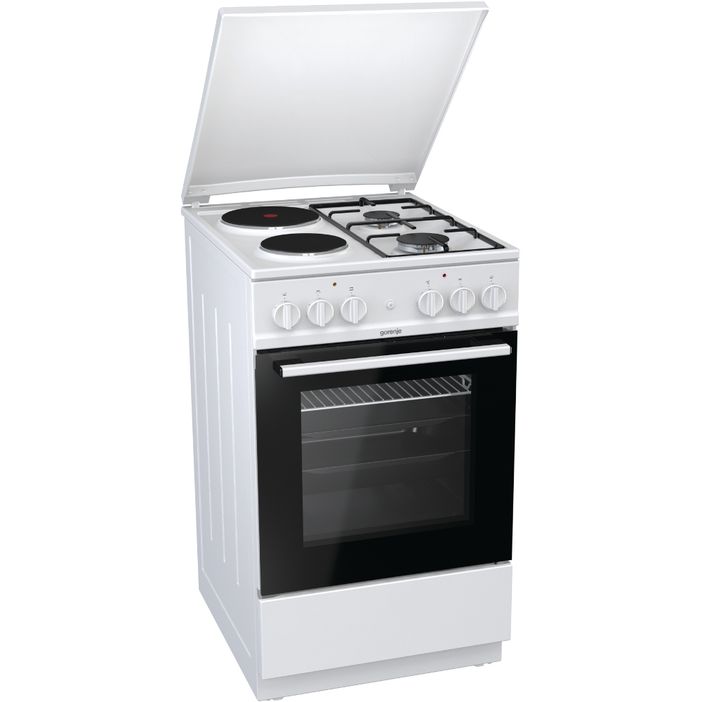 Плита комбінована GORENJE KN 5121 WG (FK511A-G2A5B) Тип варильної поверхні комбінована