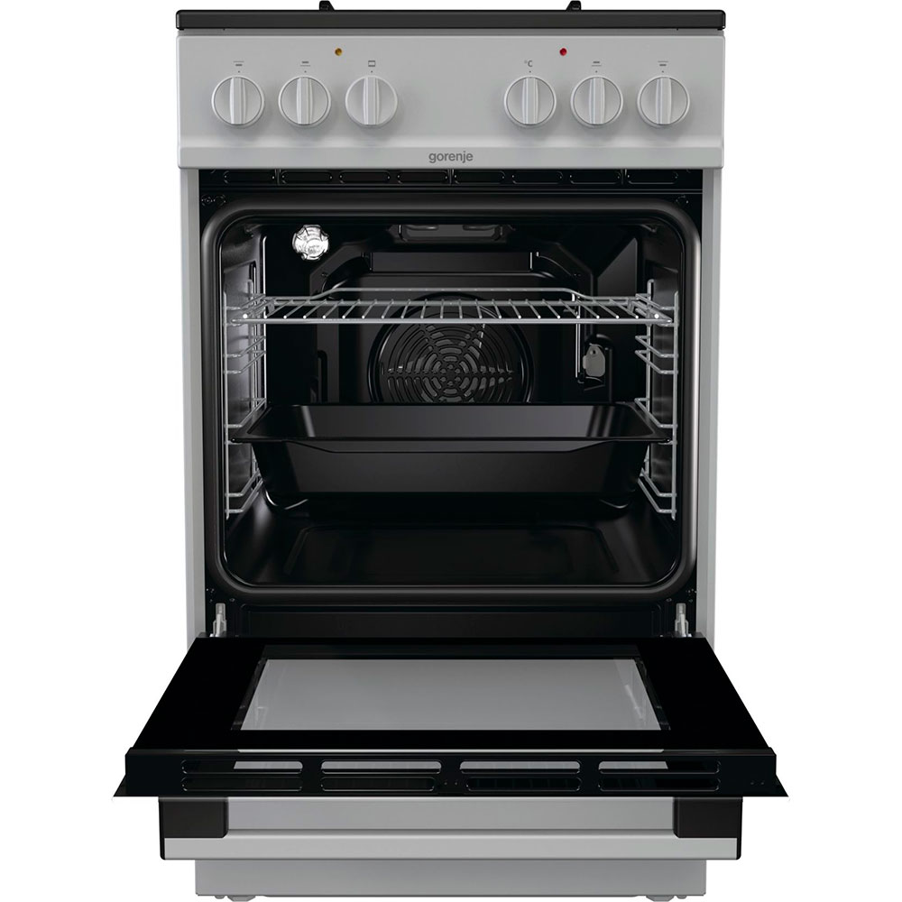 Плита комбинированная GORENJE MEK 301 SB Покрытие варочной поверхности эмаль