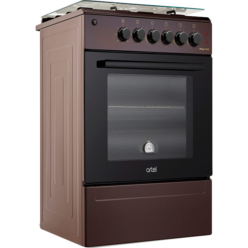 Плита комбинированная ARTEL MILAGRO 50 10-E Brown Тип варочной поверхности комбинированная