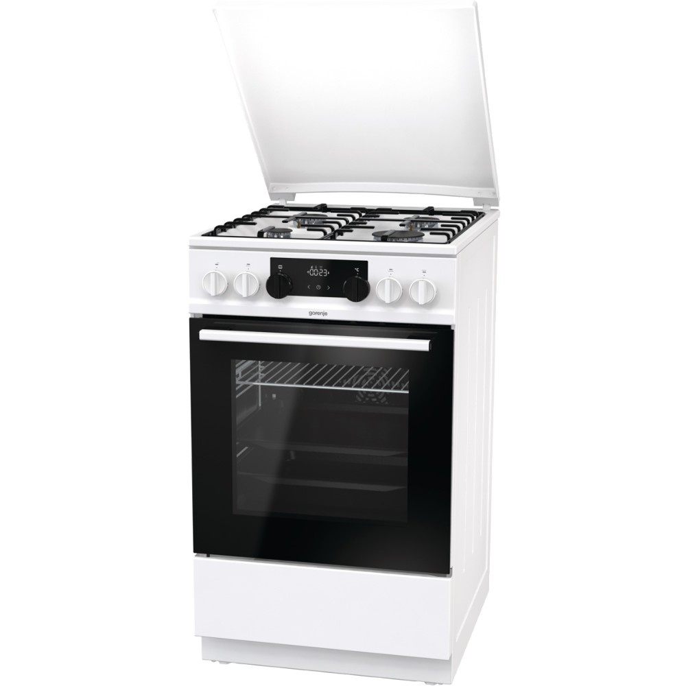 Плита комбінована GORENJE K5352WH (FM514D-HPA4B) Тип варильної поверхні газова
