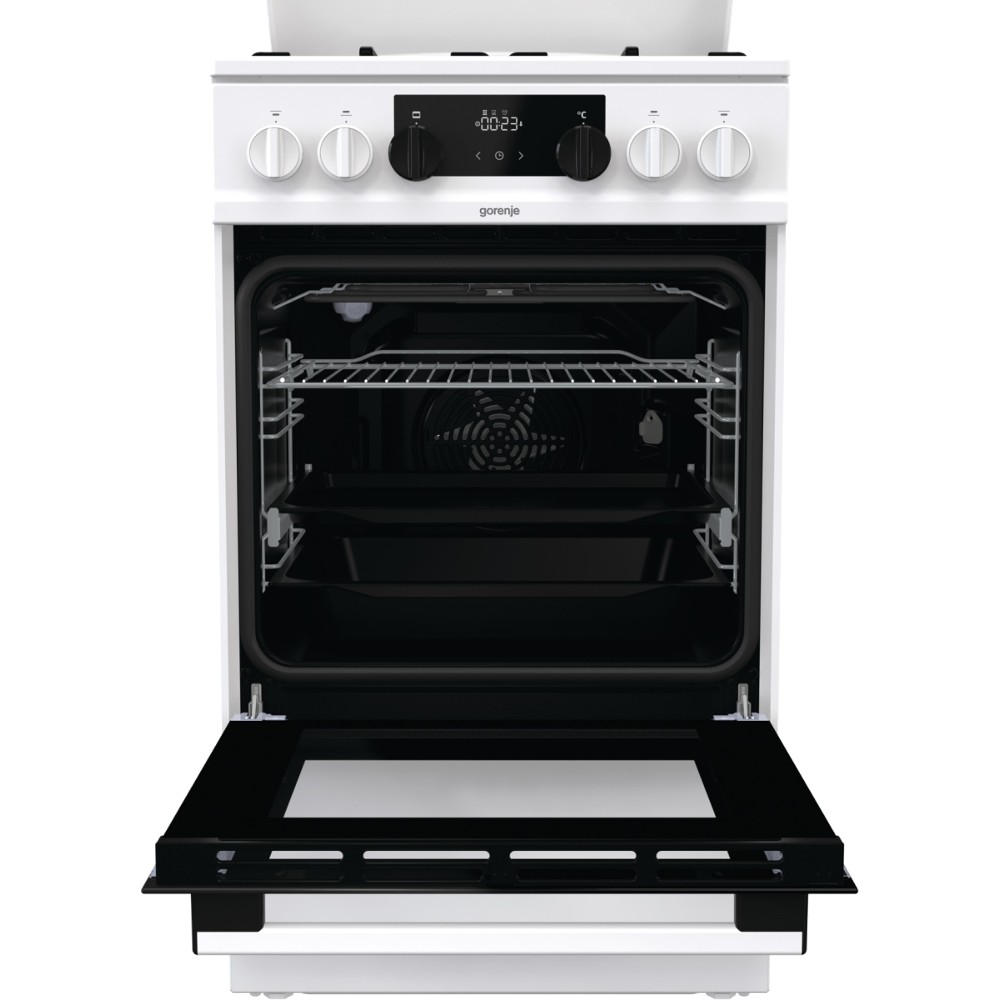 Плита комбінована GORENJE K5352WH (FM514D-HPA4B) Покриття варильної поверхні емаль
