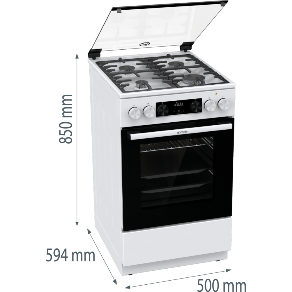 В Фокстрот Плита комбинированная GORENJE GKS5C71WF