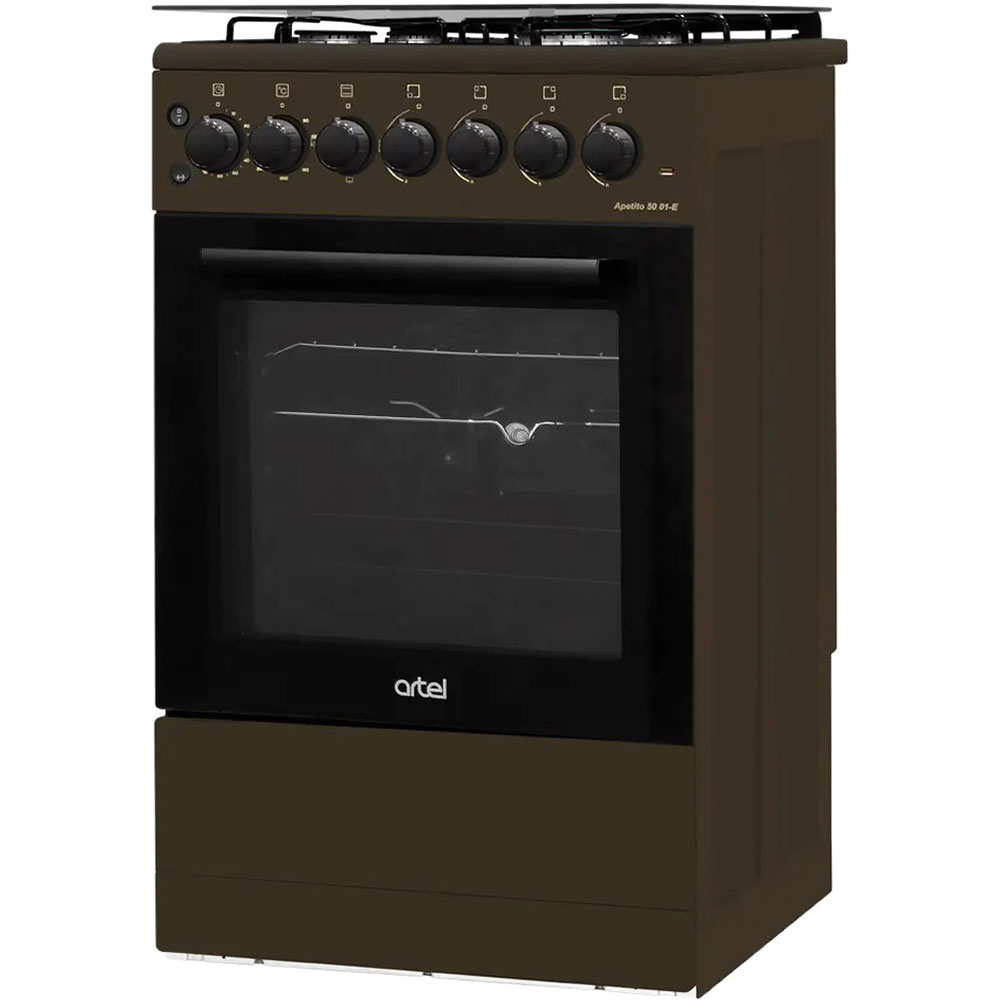 Плити комбіновані ARTEL APETITO 50 01-E Brown Тип духовки електрична