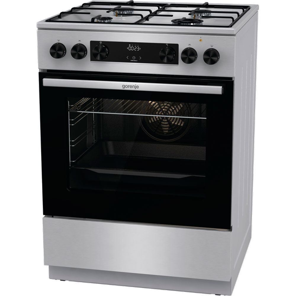 Фото Плита комбінована GORENJE GKS6C70XJ (FM6A4D-JPJDB)