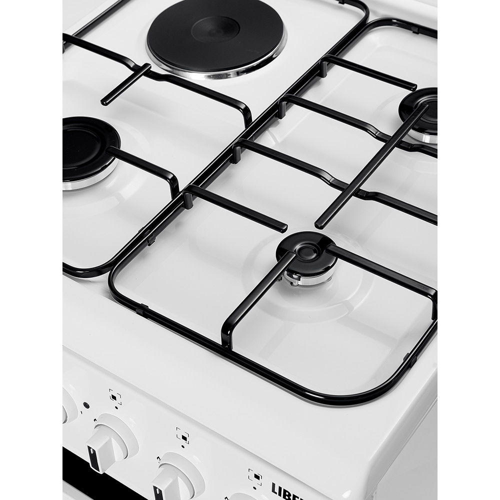 Плита комбинированная LIBERTY PWE 6105-F Покрытие варочной поверхности эмаль
