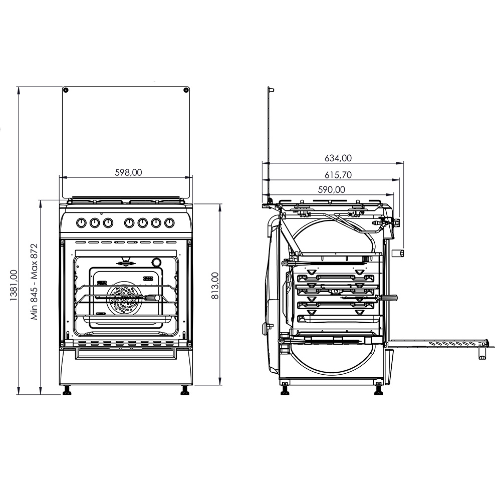 Фото Плита комбинированная GRUNHELM AG6612BR-0