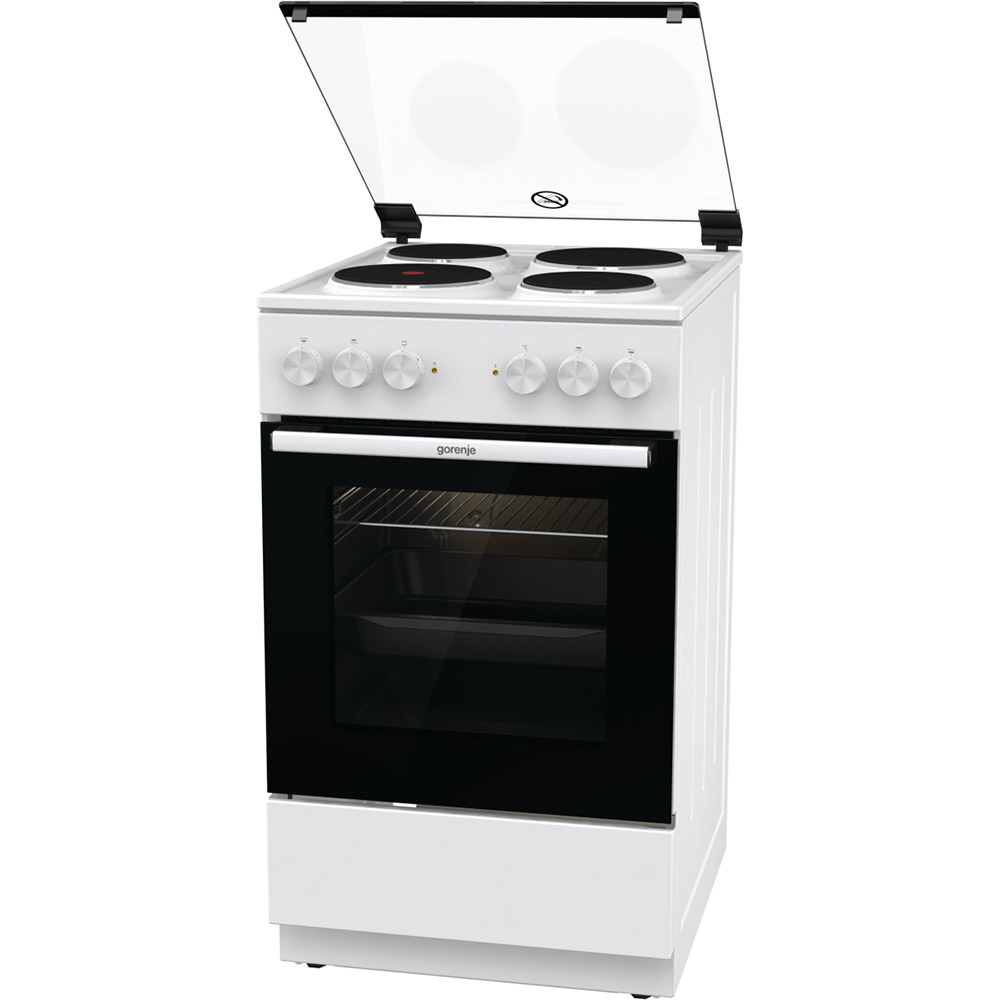 Плита электрическая GORENJE GE 5A21 WH (FC511A-HSDA2) Покрытие варочной поверхности эмаль