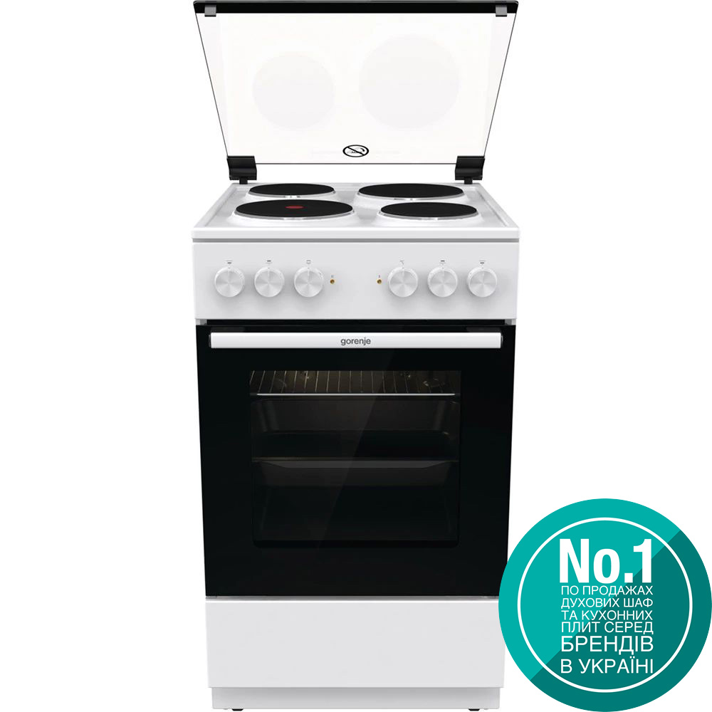 Плита электрическая GORENJE GE 5A21 WH (FC511A-HSDA2) Тип плиты электрическая