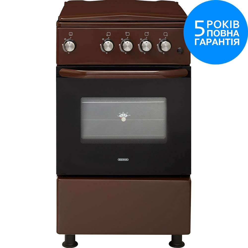 Плита газова ELEYUS FARO 5501 EF BR Тип плити газова