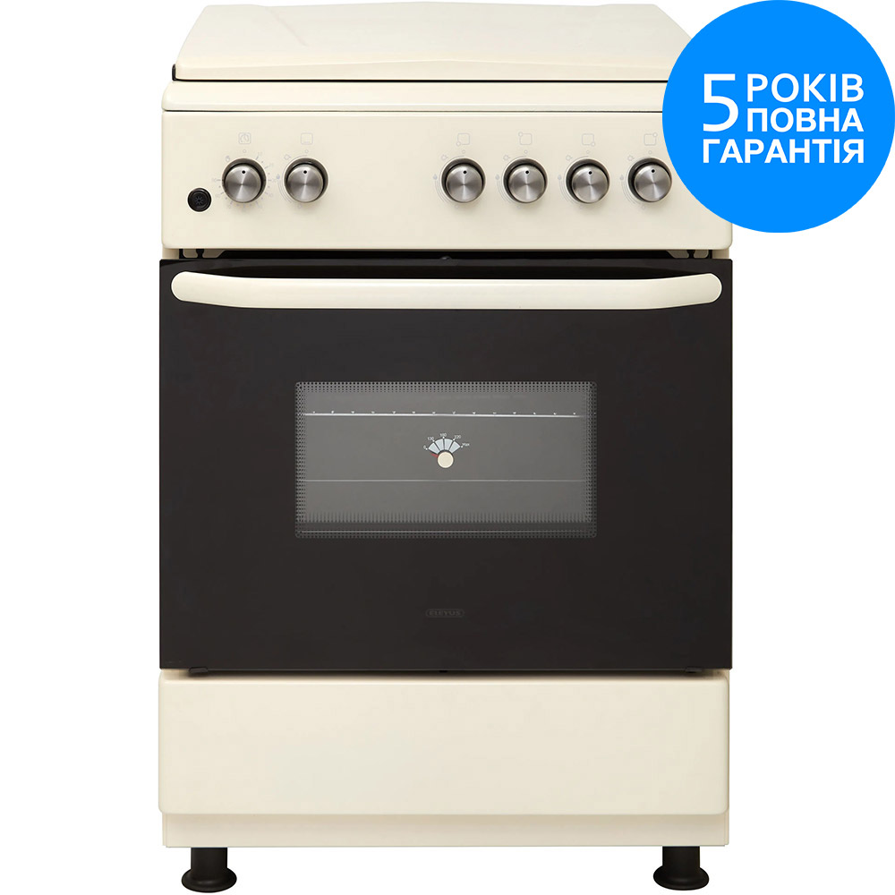 Плита газова ELEYUS CAST 6001 CF BG Тип плити газова