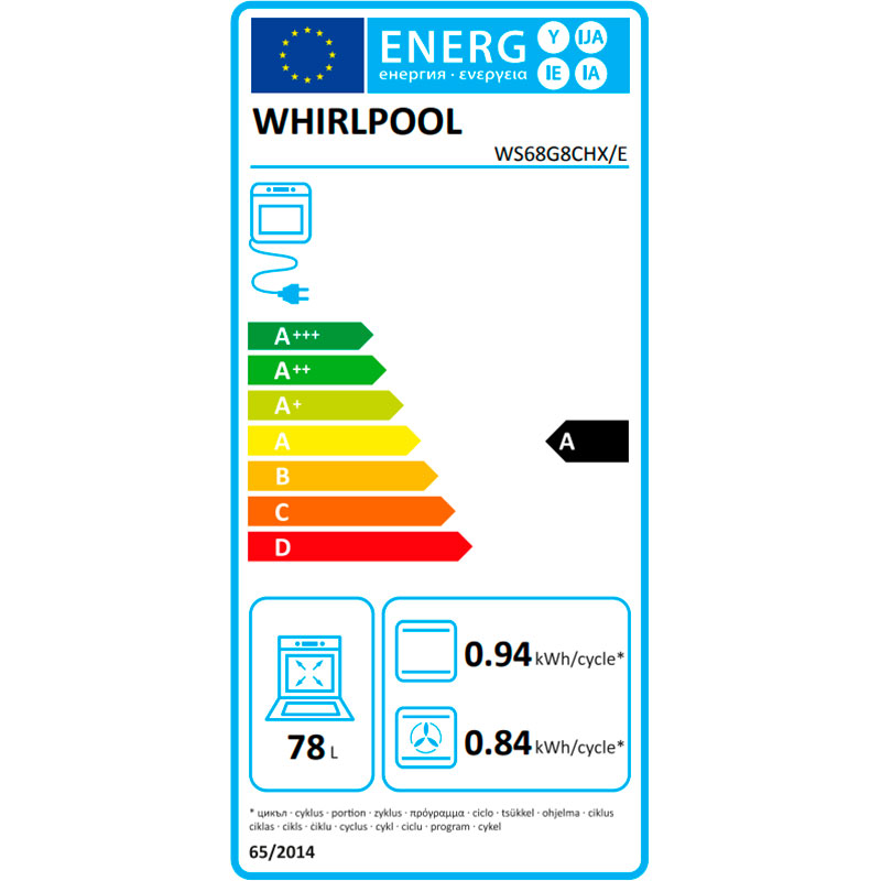 Фото Плита комбинированная WHIRLPOOL WS68G8CHX/E