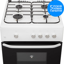 Плита газова ELEYUS CUBA 6001 EF WH