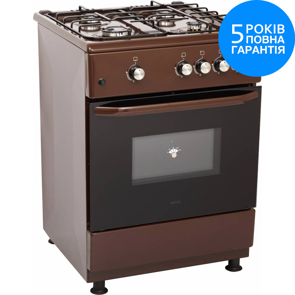 Плита газовая ELEYUS CUBA 6001 EF BR Тип плиты газовая