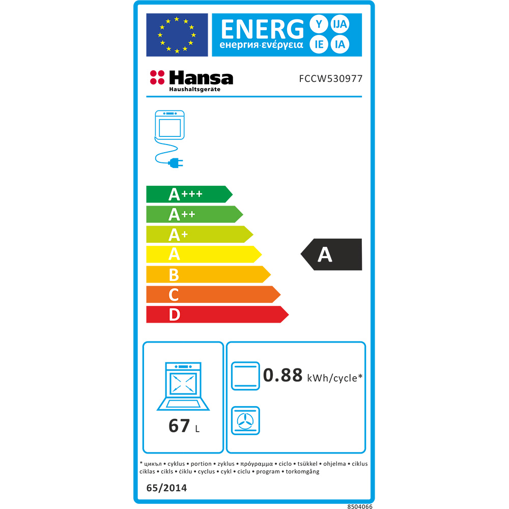 Изображение Плита электрическая HANSA FCCW530977