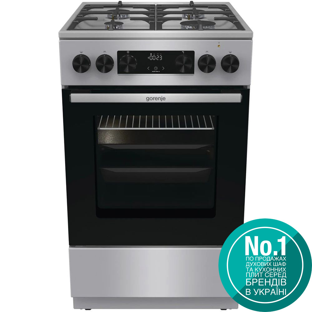 Плита комбінована GORENJE GKS5C70HXF (FM514D-FPD4B) Тип плити комбінована