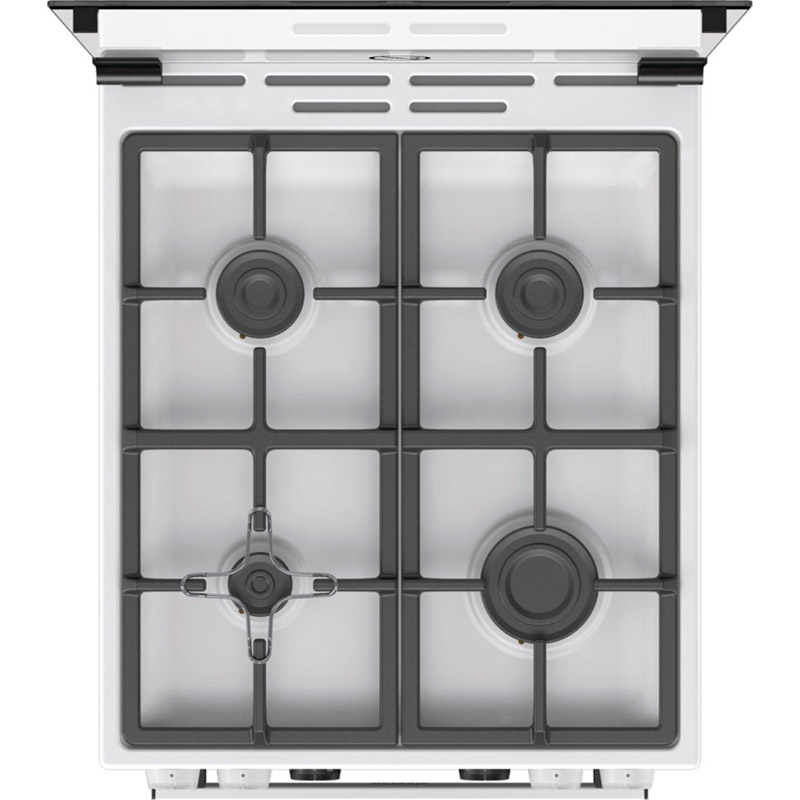 Плита комбинированная GORENJE GK 5C41 WF (FM513D-FPD4B) Покрытие варочной поверхности эмаль