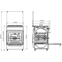 Плита комбинировання GRUNHELM GFG6612W-0