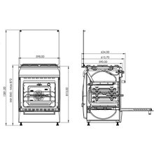 Плита газовая GRUNHELM G4FM6611W