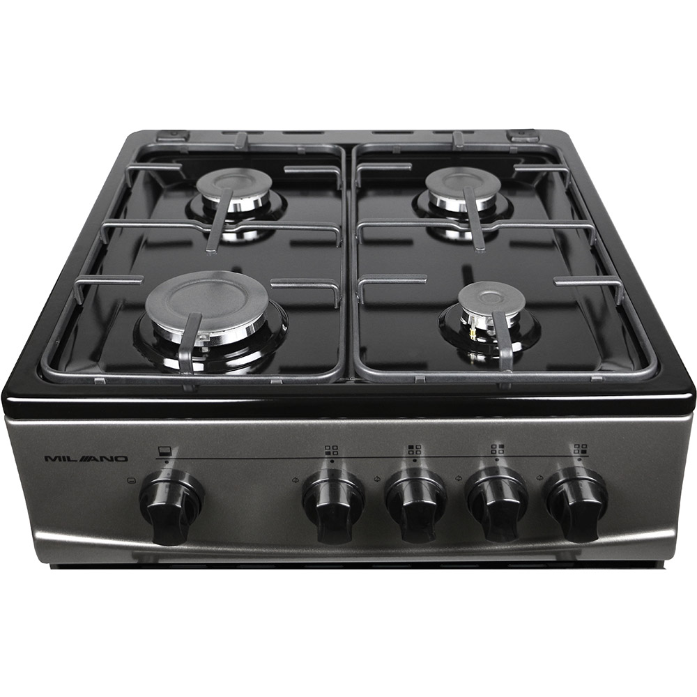 Плита газова MILANO GAS COOKER ML55 G0 /01+графіт Безпека газ-контроль конфорок