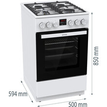 Плита комбинированная GORENJE GGI5C21WF-B (745497)