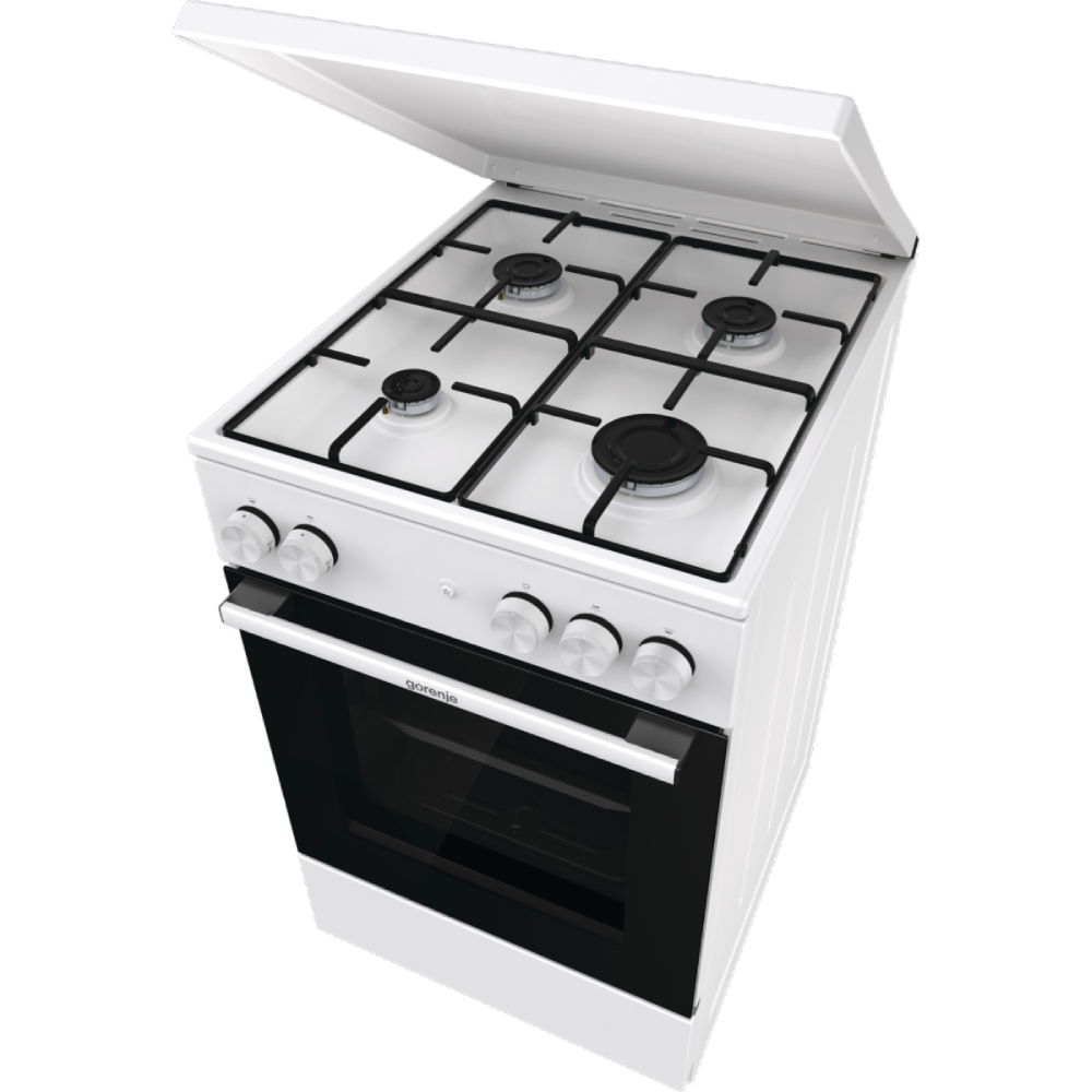 Плита газовая GORENJE GG5A14WJ Безопасность дверца с двойным стеклом