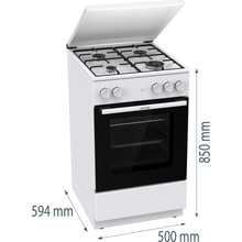 Плита газовая GORENJE GG5A14WJ