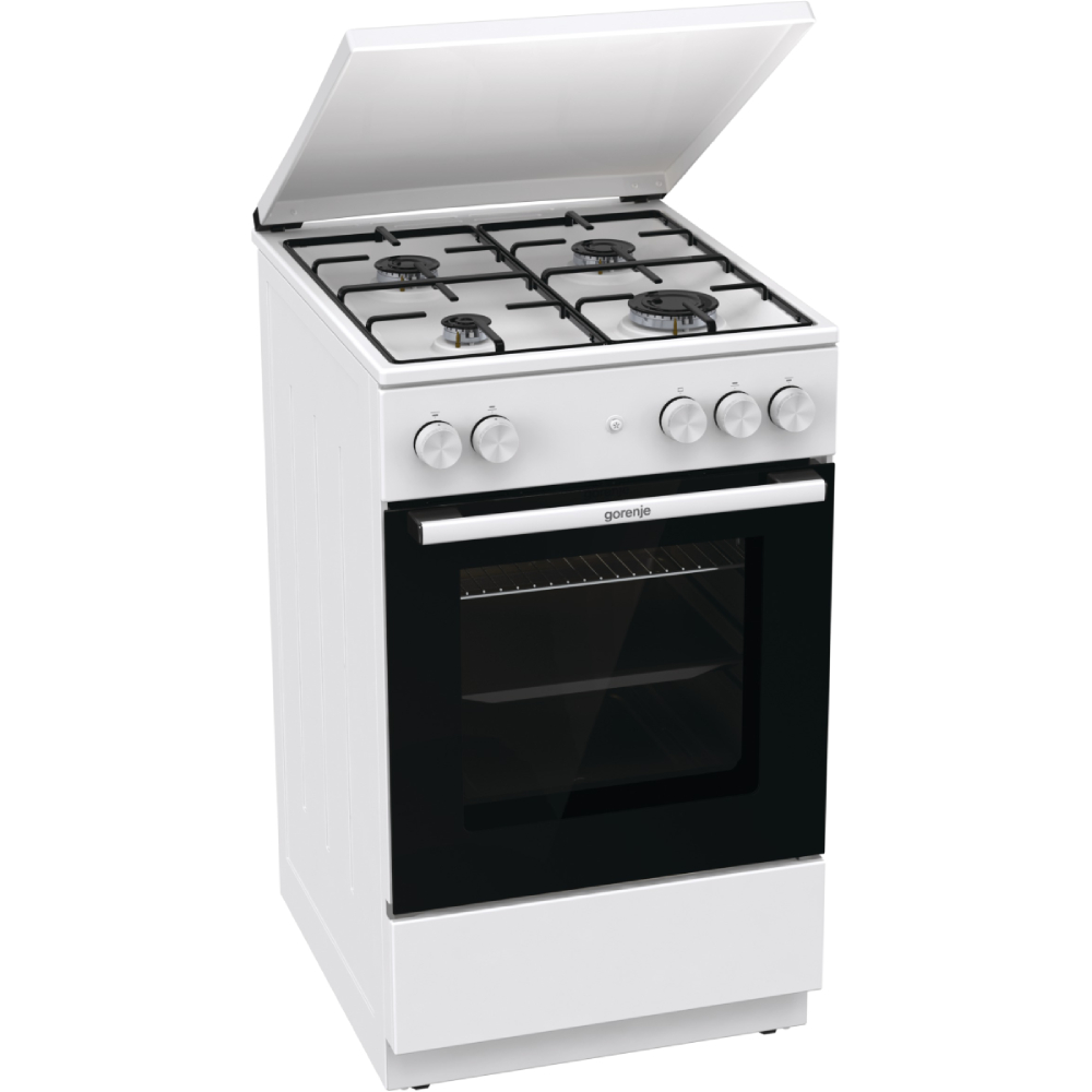 Плита газовая GORENJE GG5A14WJ Покрытие варочной поверхности эмаль