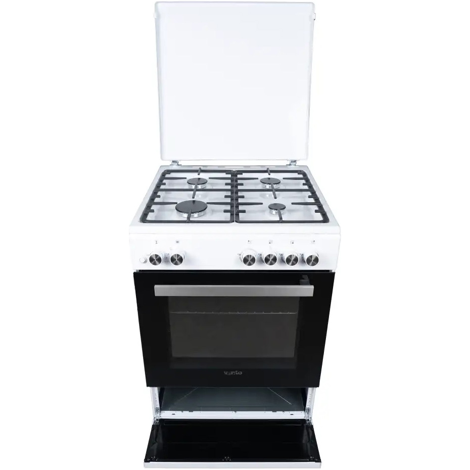 Плита газова VENTOLUX GG 6060 CS MT (WH) Покриття варильної поверхні емаль
