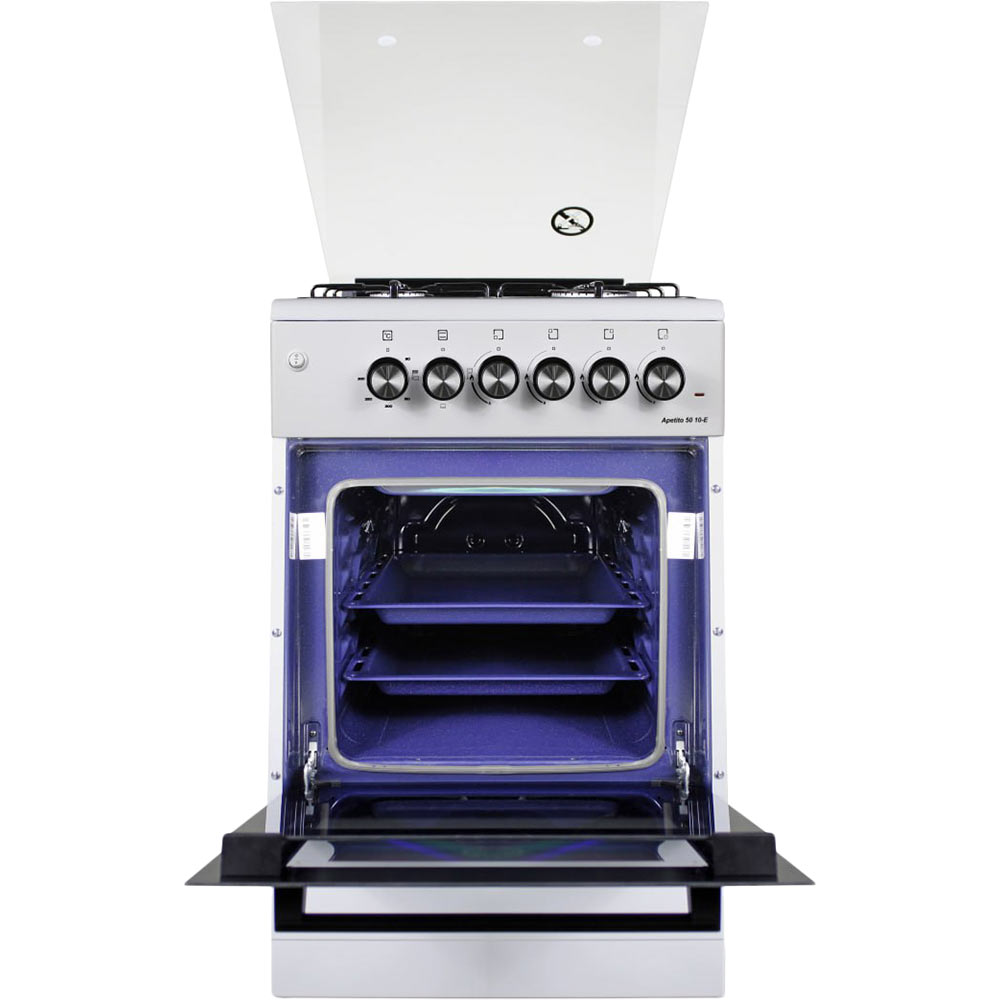 Зовнішній вигляд Плита комбінована SHIVAKI APETITO 50 10-E White (4780143216754)
