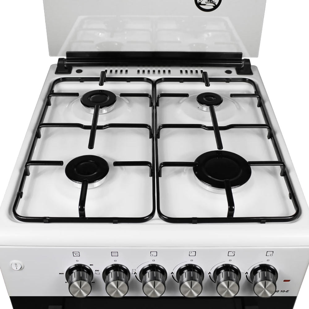 Плита комбінована SHIVAKI APETITO 50 10-E White (4780143216754) Тип варильної поверхні газова
