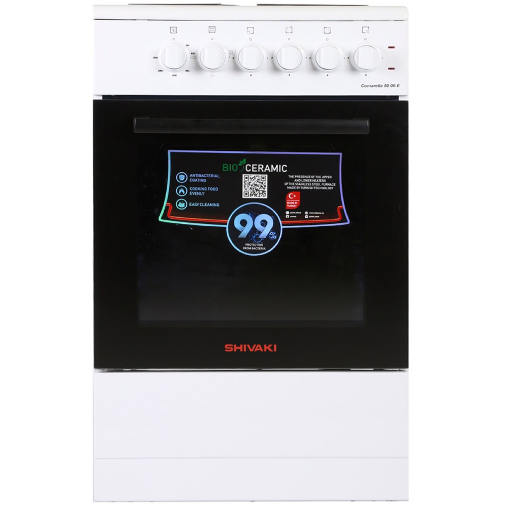 Плита електрична SHIVAKI COMARELLA 50 00-E WHITE Плита електрична SHIVAKI COMARELLA 50 00-E WHITE
