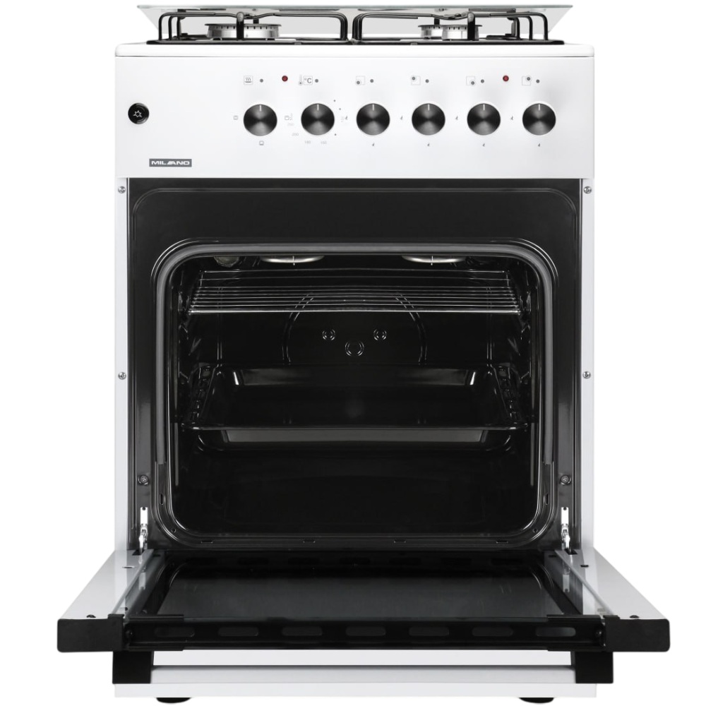 Плита комбинированная MILANO GAS COOKER ML60 Е40+ белая Тип духовки электрическая