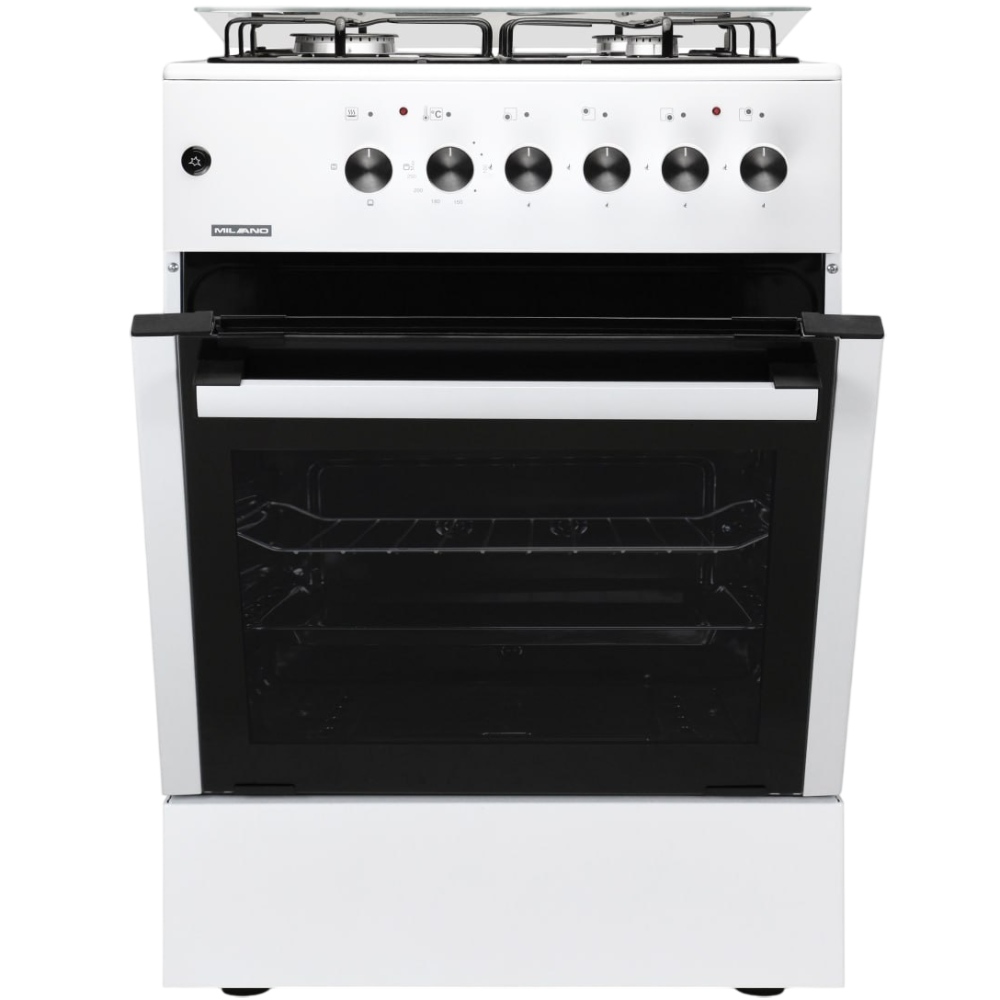 Плита комбинированная MILANO GAS COOKER ML60 Е40+ белая Тип варочной поверхности газовая