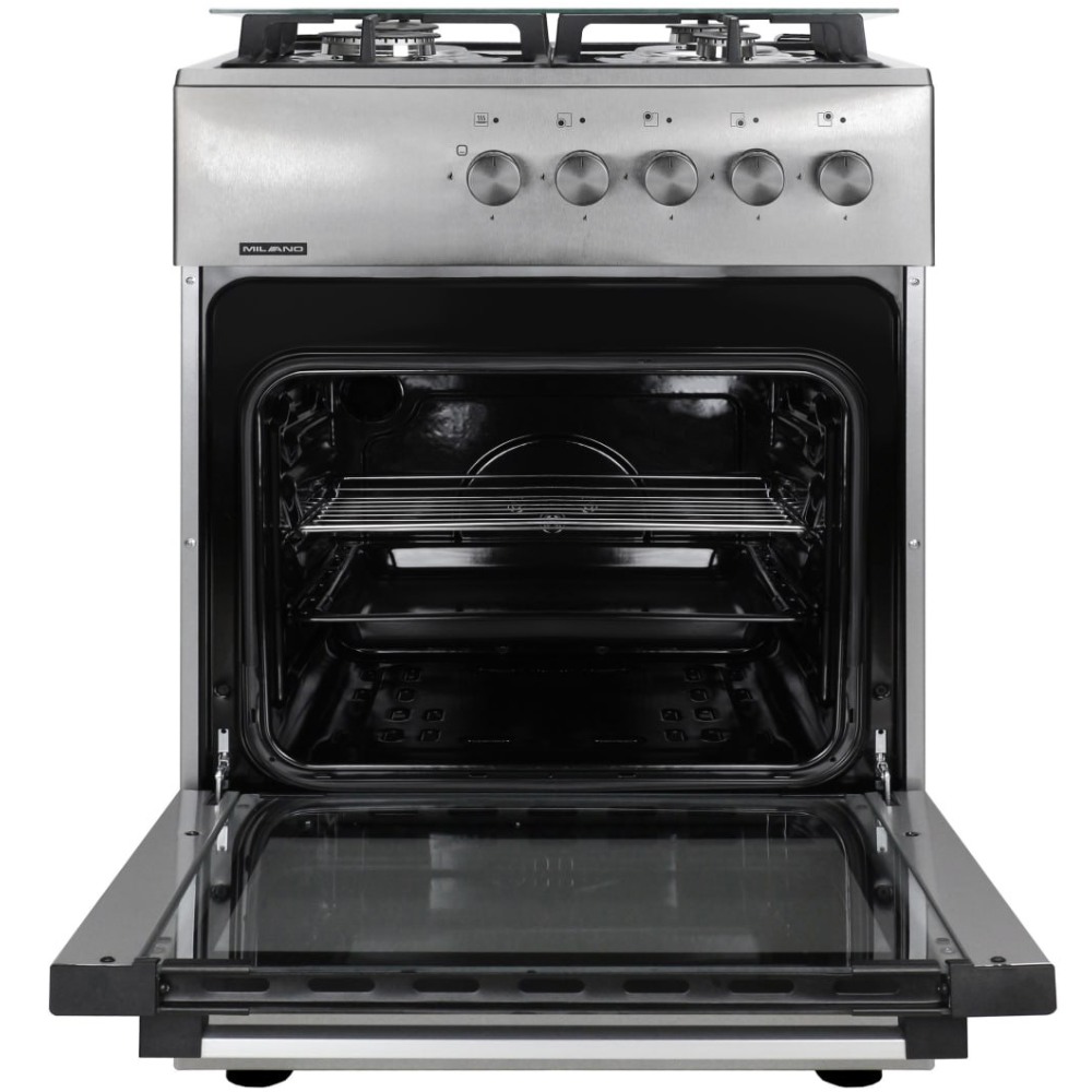 Плита газова MILANO GAS COOKER ML60 G1/07С+ сталева Тип духовки газова