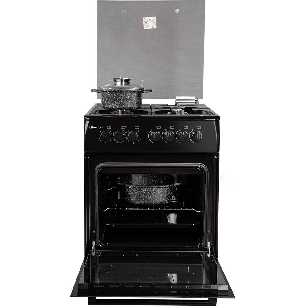 Плита комбінована LIBERTON LGC-6603CB Тип варильної поверхні газова