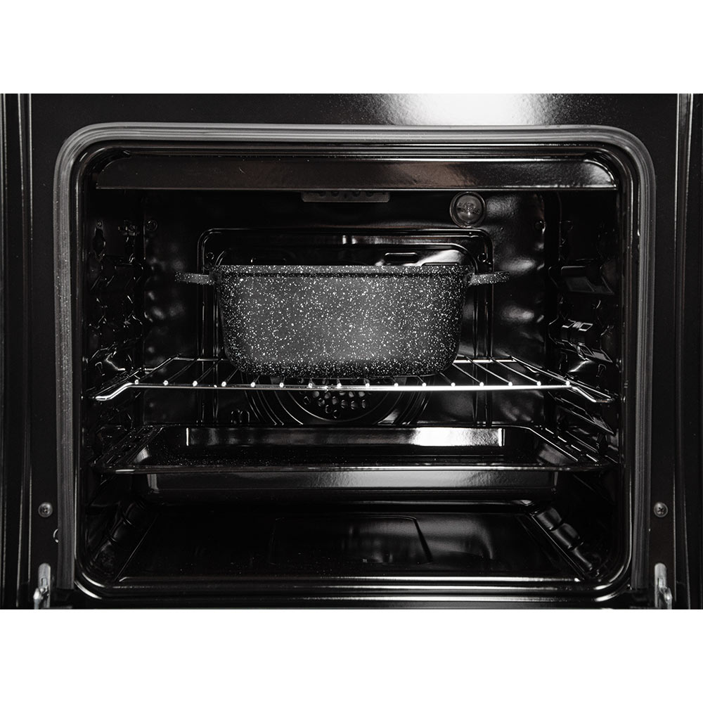 Плита комбінована LIBERTON LGC-6603CB Покриття варильної поверхні емаль