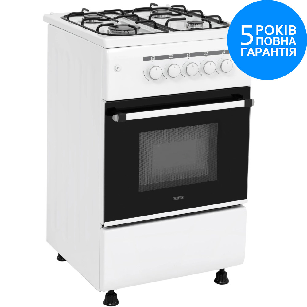 Плита газовая ELEYUS PORTU 5101 EF WH Тип плиты газовая