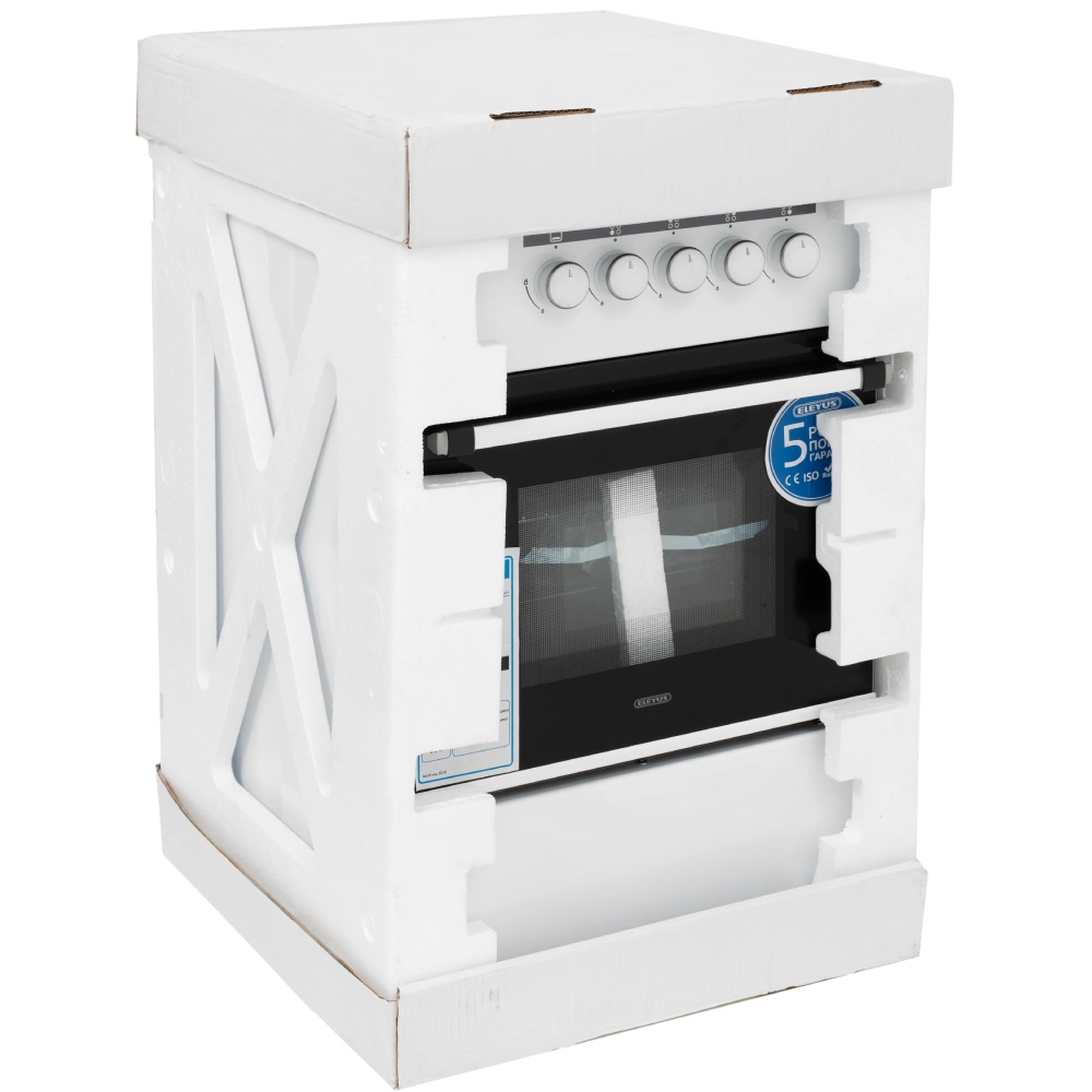 Фото 14 Плита газовая ELEYUS PORTU 5101 EF WH