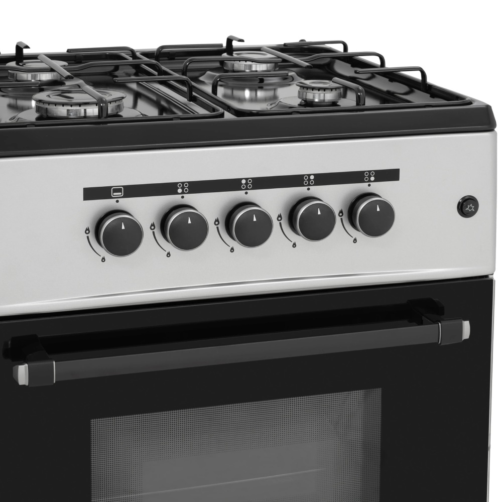 Плита газова ELEYUS PORTU 5701 EF BL+GR Покриття варильної поверхні емаль