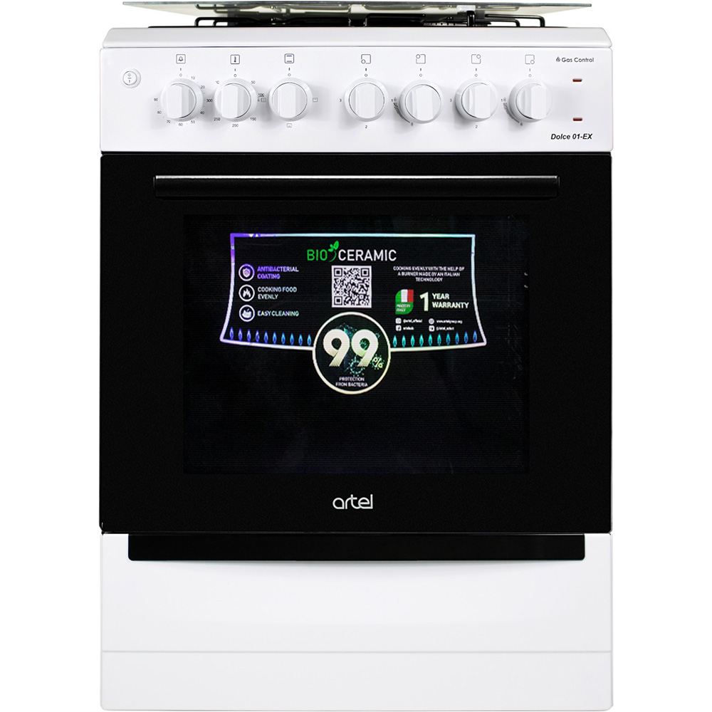 Плита комбинированная ARTEL DOLCE 21-EX White