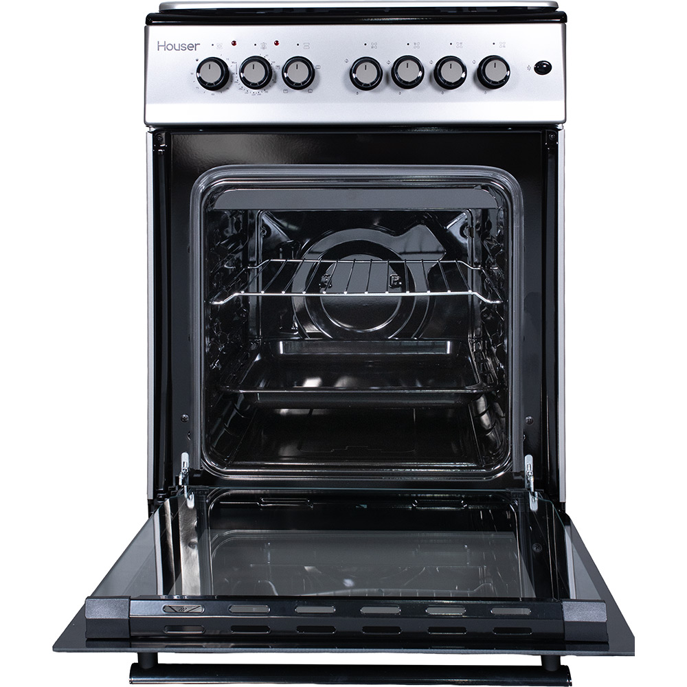 Плита комбінована HOUSER FSM 6301 S Тип варильної поверхні газова