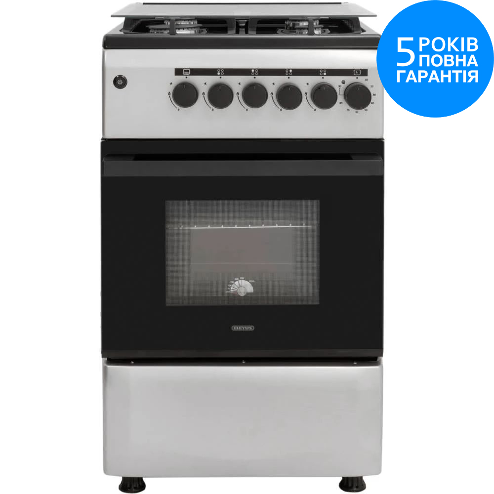 Плита газовая ELEYUS CAST 5101 CF BL+GR Тип плиты газовая