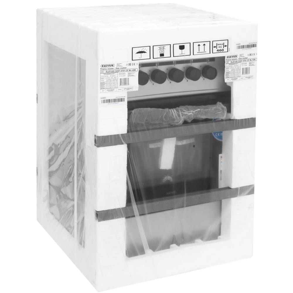 Фото 16 Плита газовая ELEYUS CAST 5701 CF BL+GR