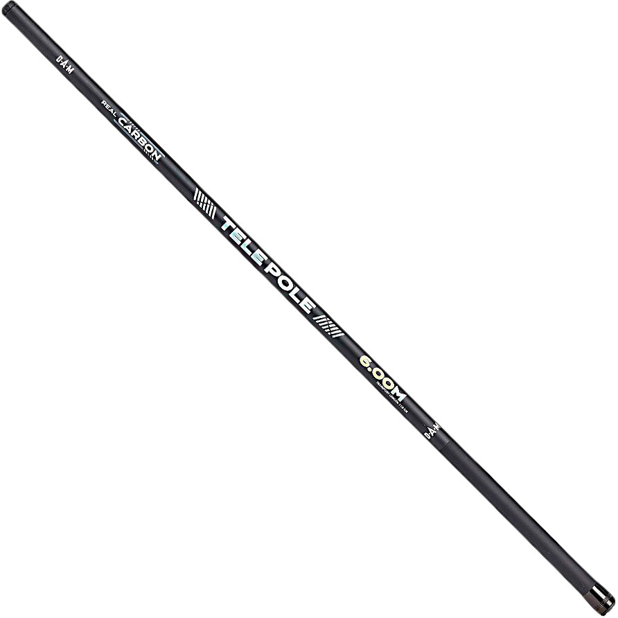 

Удочка DAM Real Carbon Tele Pole 6 м (56112), Вудлище Real Carbon Tele Pole 6м